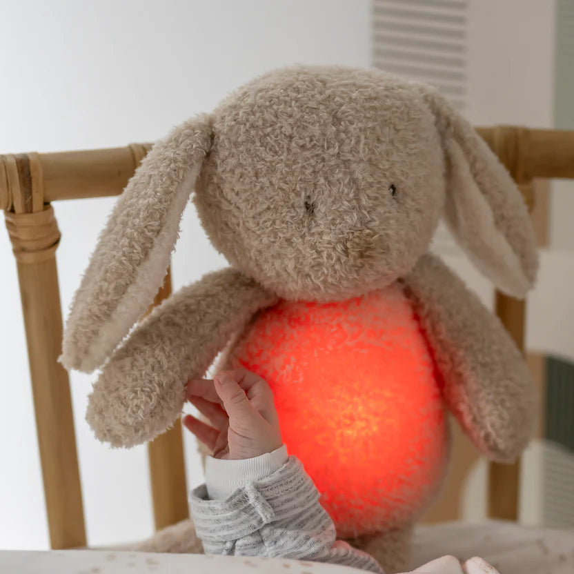Успокояваща Плюшена Играчка Night Light Rabbit Beige Nattou