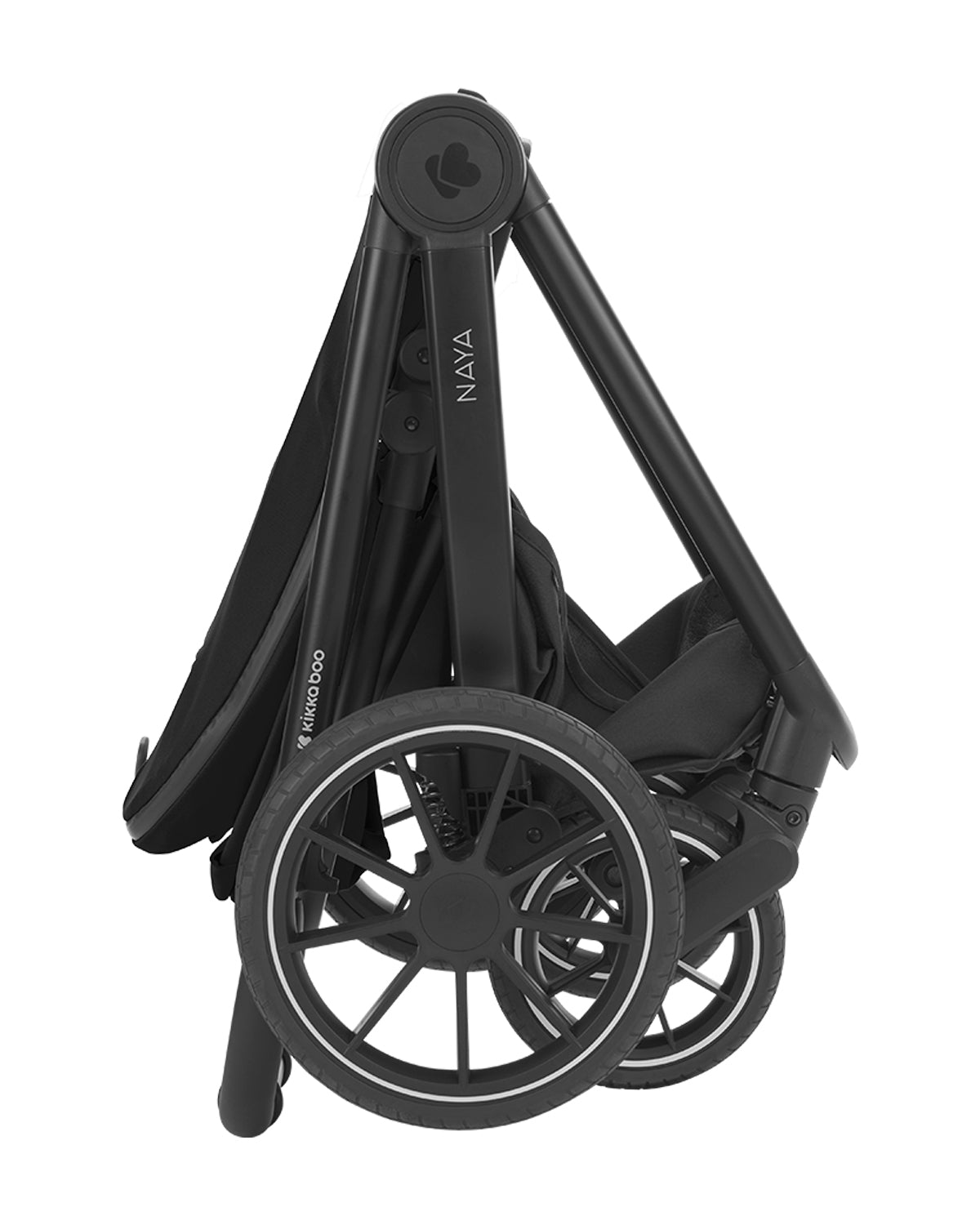 Комбинирана Количка 2в1 С Кош За Новородено Naya Black Kikkaboo