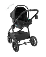 Комбинирана Количка 2в1 С Кош За Новородено Naya Black Kikkaboo