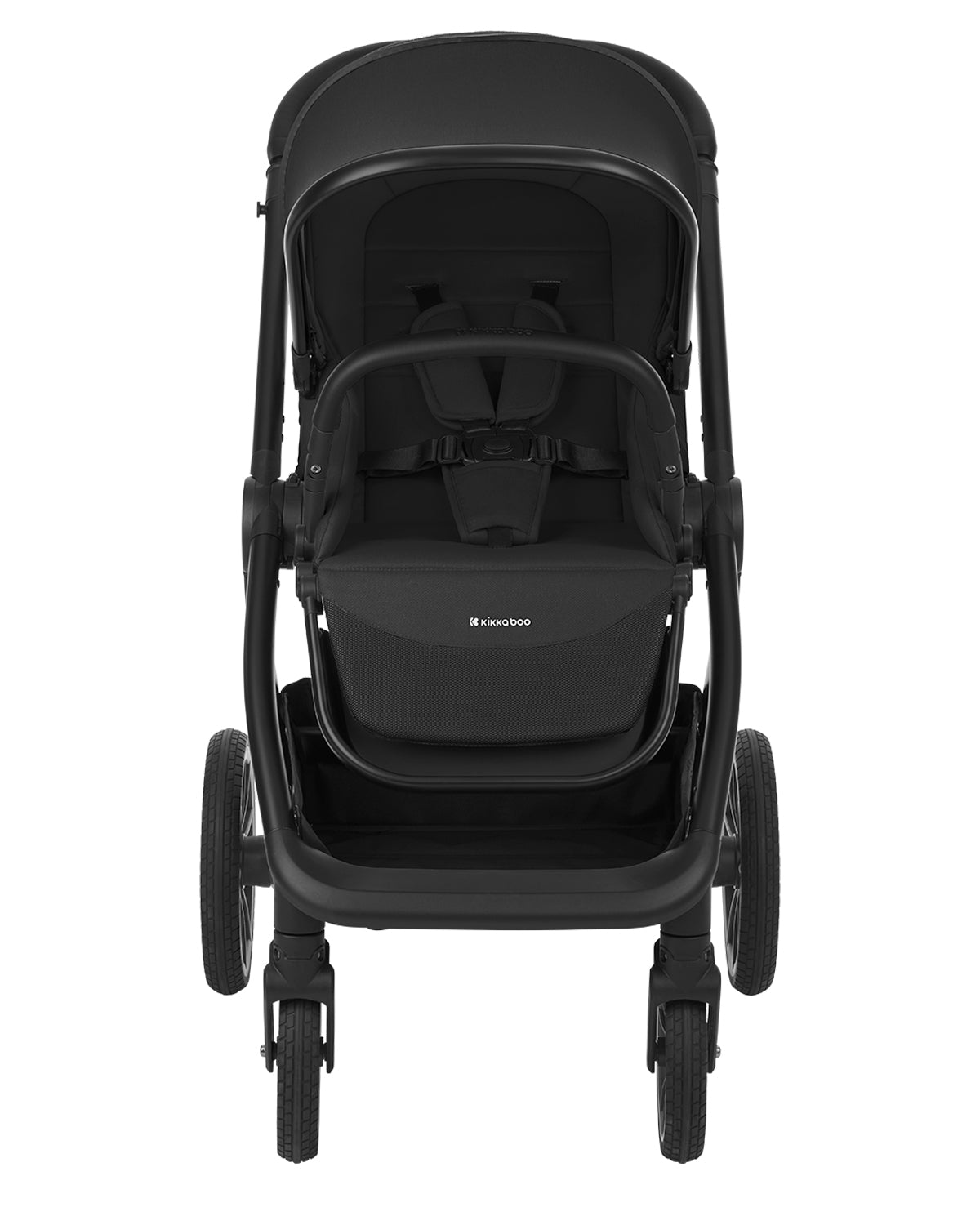Комбинирана Количка 2в1 С Кош За Новородено Naya Black Kikkaboo