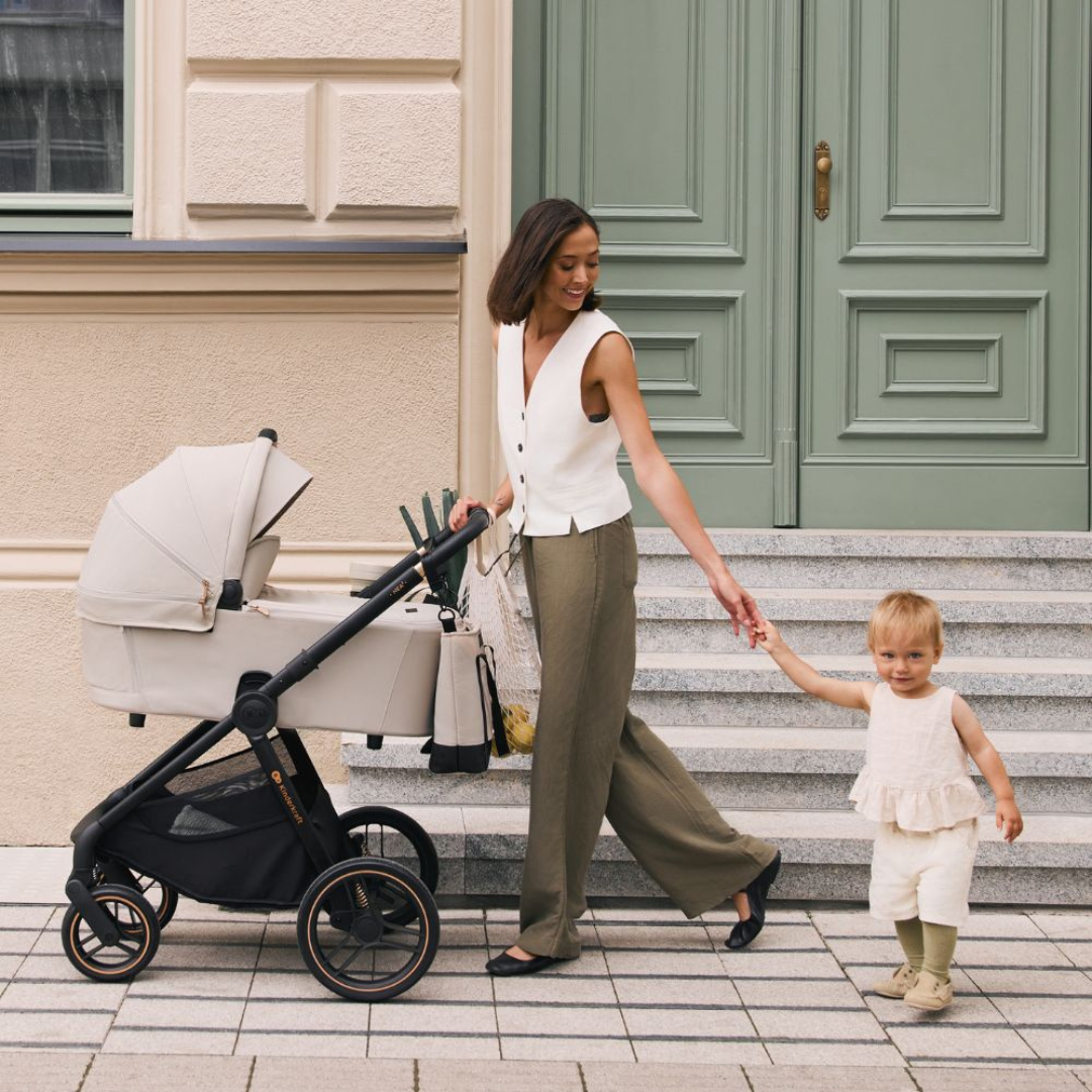 Бебешка Количка 2в1 Nea 2.0 Bizuu Whisper Dune Kinderkraft