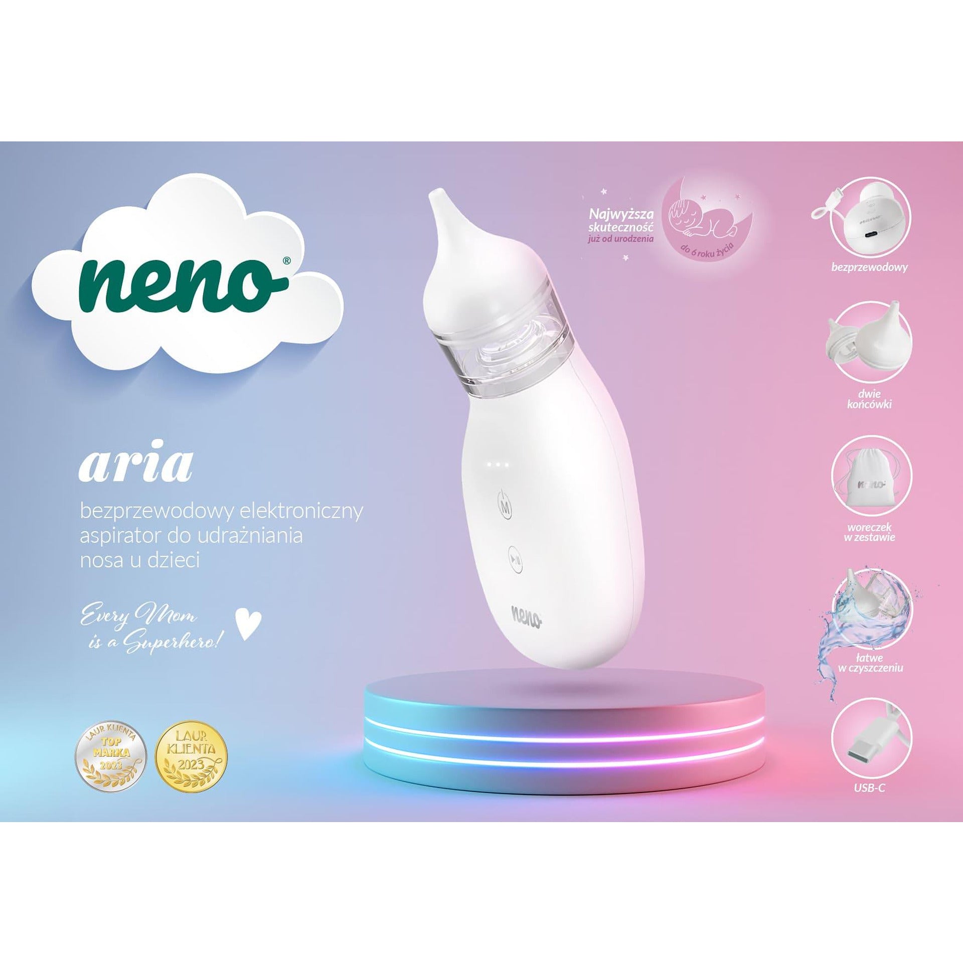 Аспиратор За Нос Aria Neno