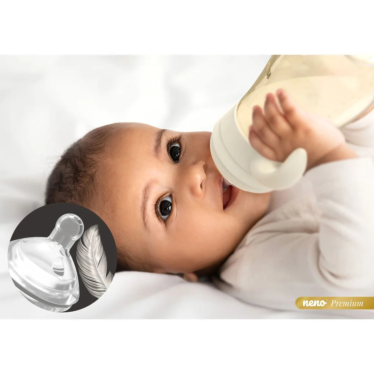 Бебешко Шише 3в1 Smart Bottle Anti Colic Cream Neno