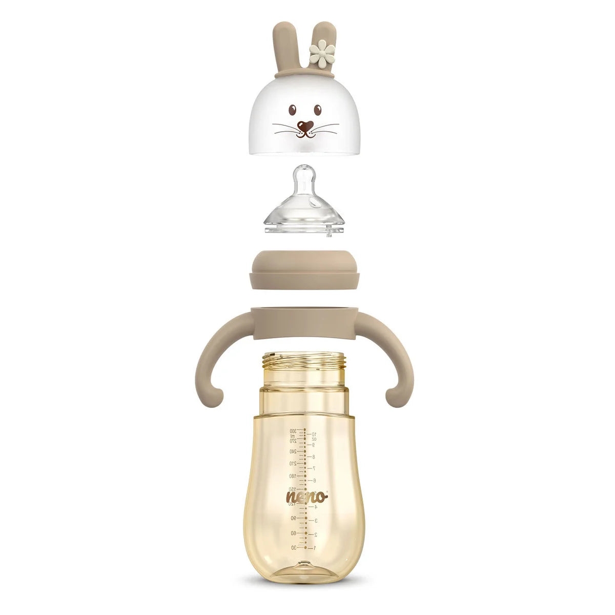 Бебешко Шише 3в1 Smart Bottle Anti Colic Brown Neno