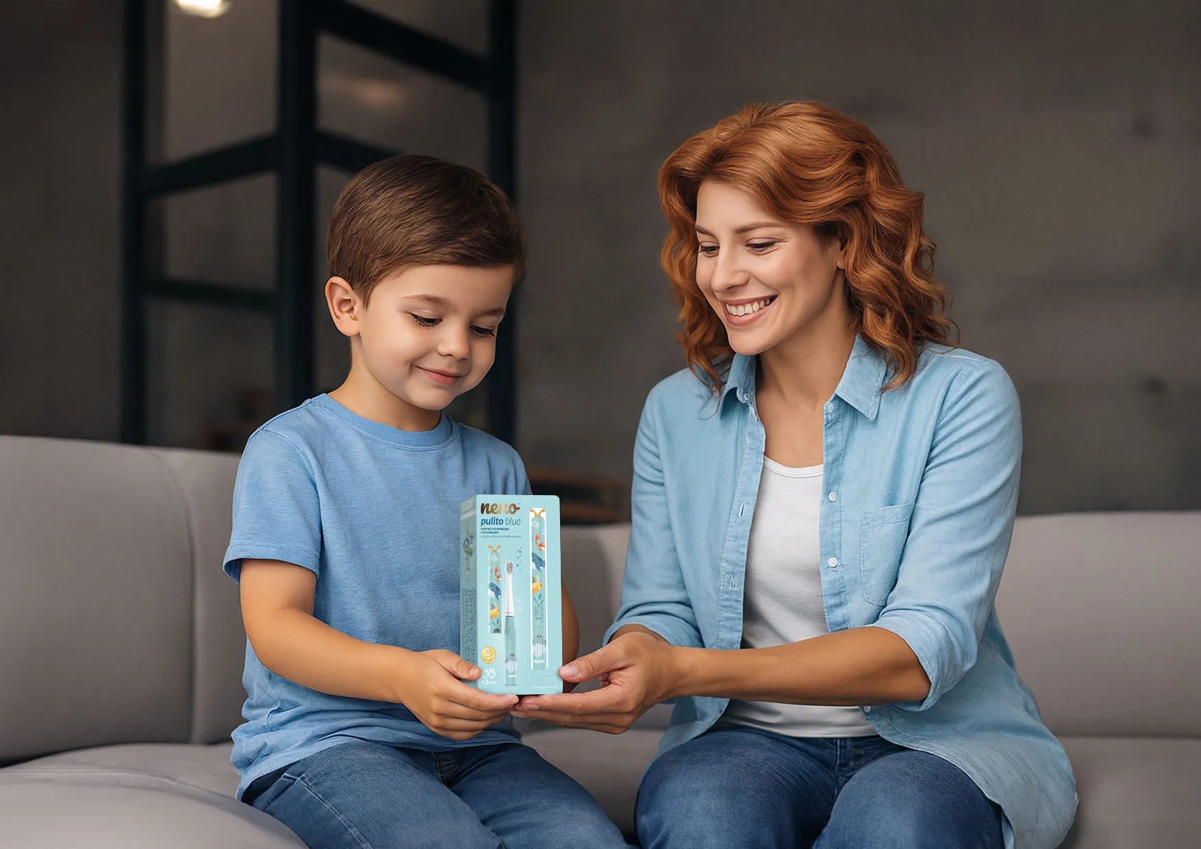 Електрическа Четка За Зъби 3+г Pulito Blue Neno
