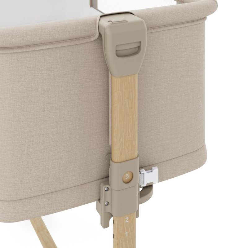 Nestee Grow 2 Бебешка Кошара Beige Kinderkraft