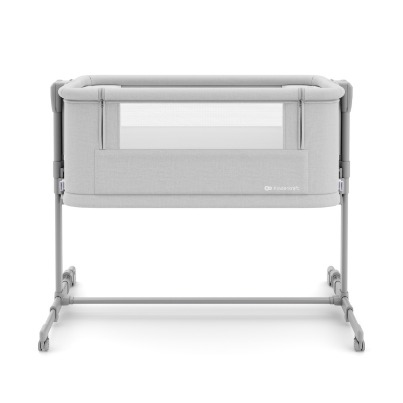 Nestee Grow 2 Бебешка Кошара Light Grey Kinderkraft