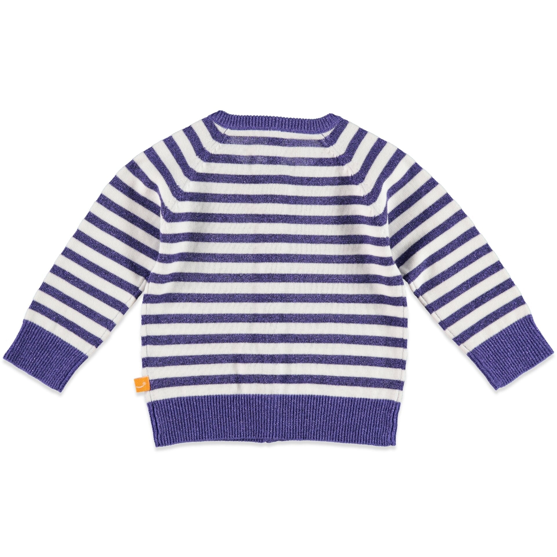 Памучна Детска Жилетка За Момиче, На Райе, 116 См. 6 Г. Babyface