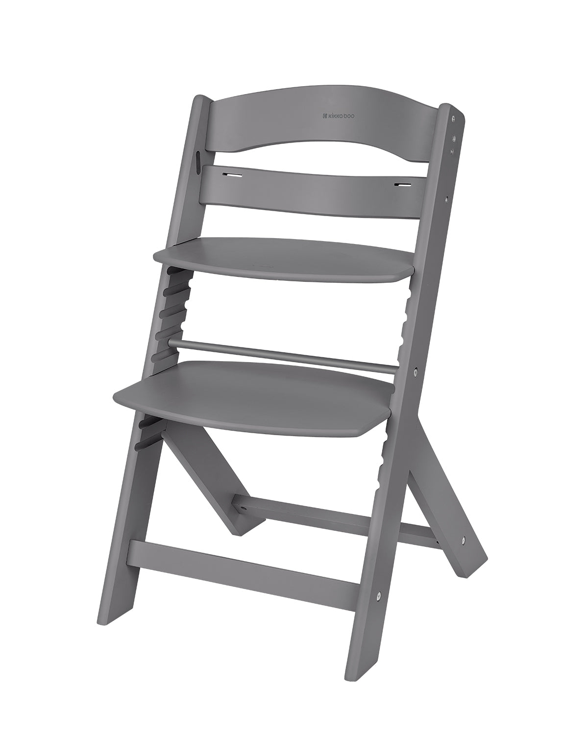 Дървен Стол За Храненe Nordy Dark Grey Kikkaboo