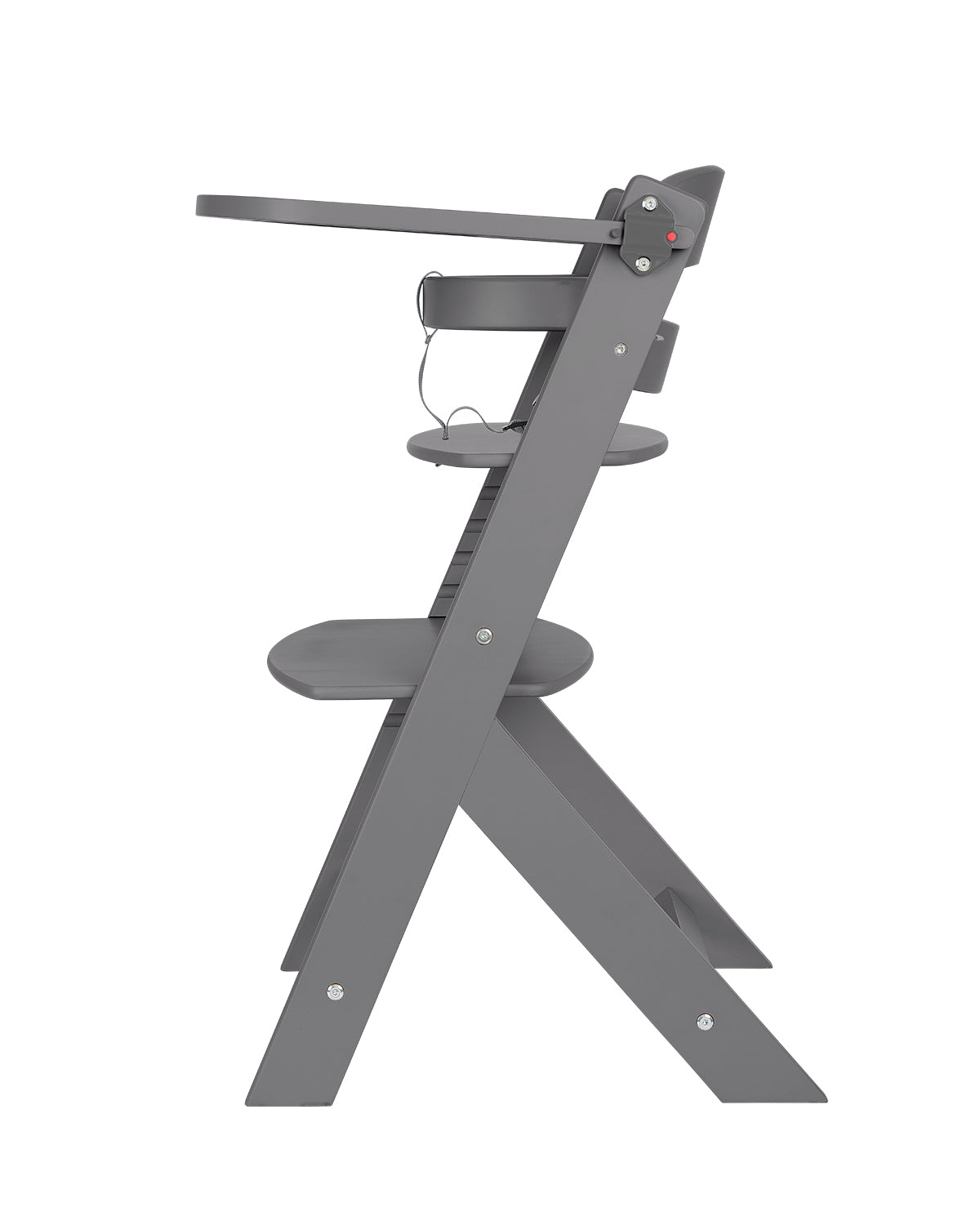 Дървен Стол За Храненe Nordy Dark Grey Kikkaboo