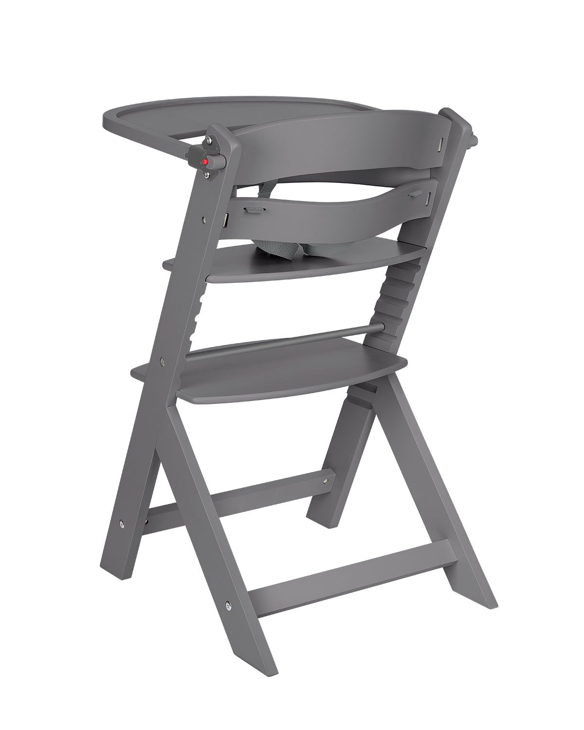 Дървен Стол За Храненe Nordy Dark Grey Kikkaboo