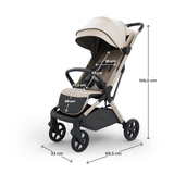 Nubi 3 Бебешка Количка Sand Beige Kinderkraft