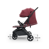 Nubi 3 Бебешка Количка Dark Ruby Kinderkraft