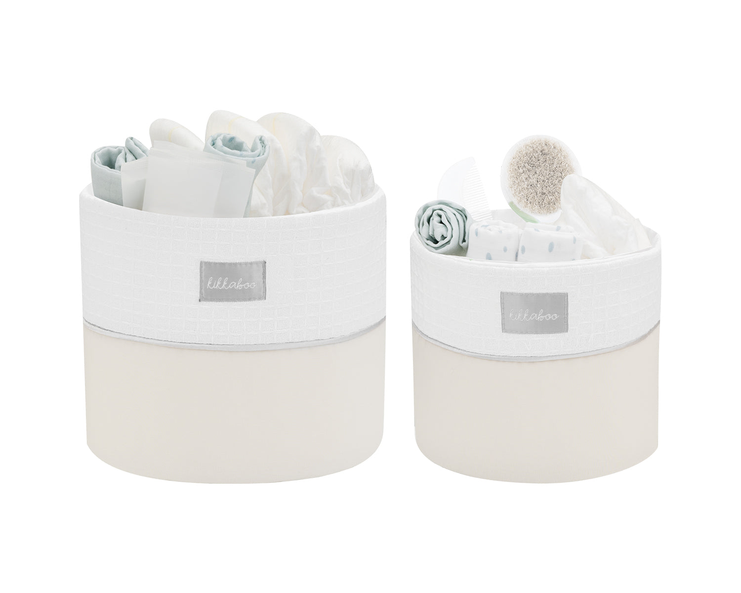 Комплект Кош За Аксесоари 2 Бр 22см И 18см Dream Big Beige Kikkaboo