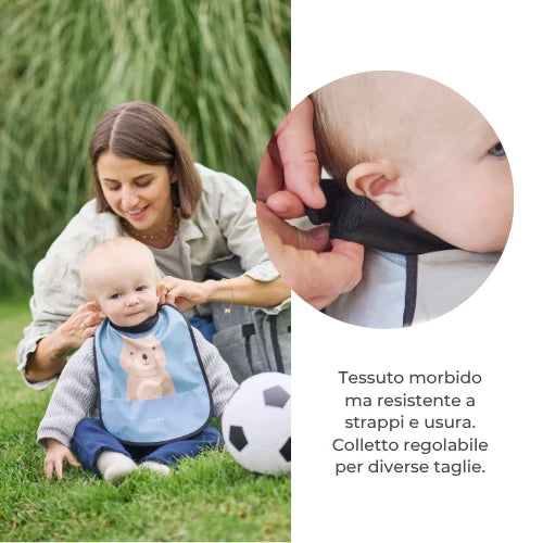 Nuvita Babaelőke Vízálló Világoskék Zsályazöld 2 db 4371
