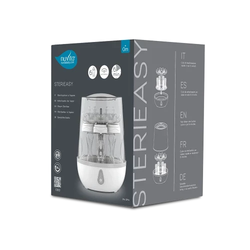 Електрически Парен Стерилизатор За 6 Бр. Шишета Sterieasy Nuvita