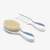 Гребен С Четка Естествен Косъм Powder Blue 1137 Nuvita