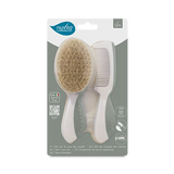 Гребен С Четка Естествен Косъм Sage Green 1137 Nuvita