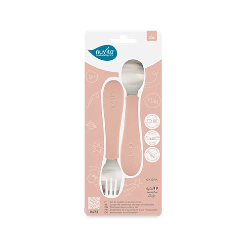 Комплект Лъжица И Вилица English Rose 8472 Nuvita