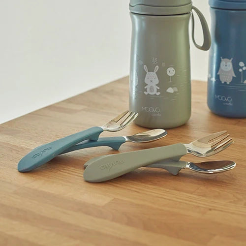 Комплект Лъжица И Вилица Sage Green 8472 Nuvita