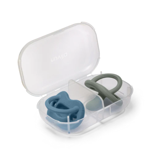 Комплект Силиконови Ортодонтични Залъгалки 2 Бр. (0 6 М.) Orthosoft Light Blue Nuvita