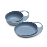 Комплект За Хранене Купа И Чиния Powder Blue 8461 Nuvita