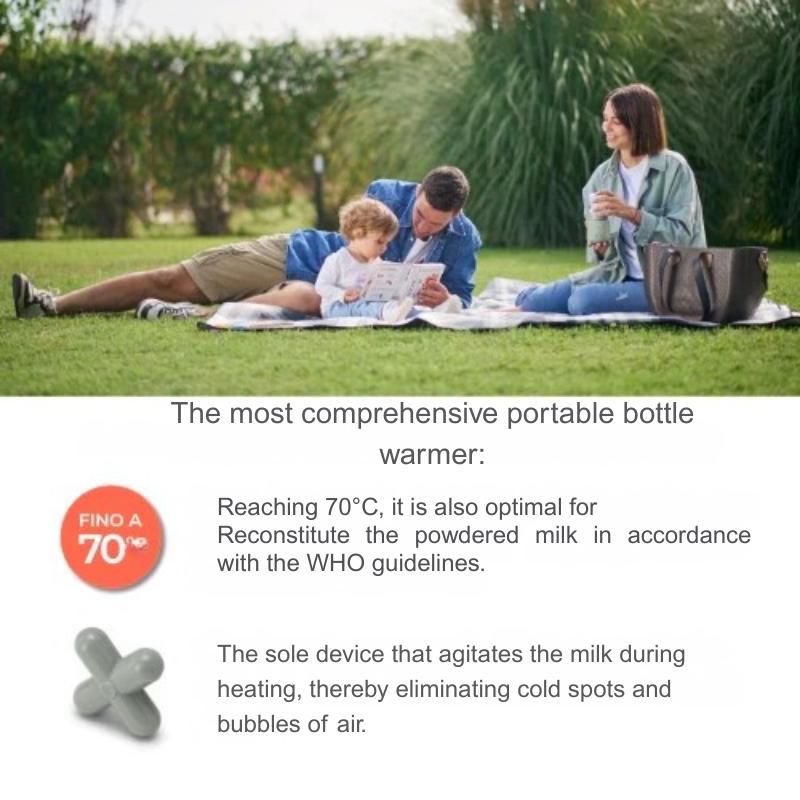 1164 Преносим Нагревател За Шише Mix70 Nuvita