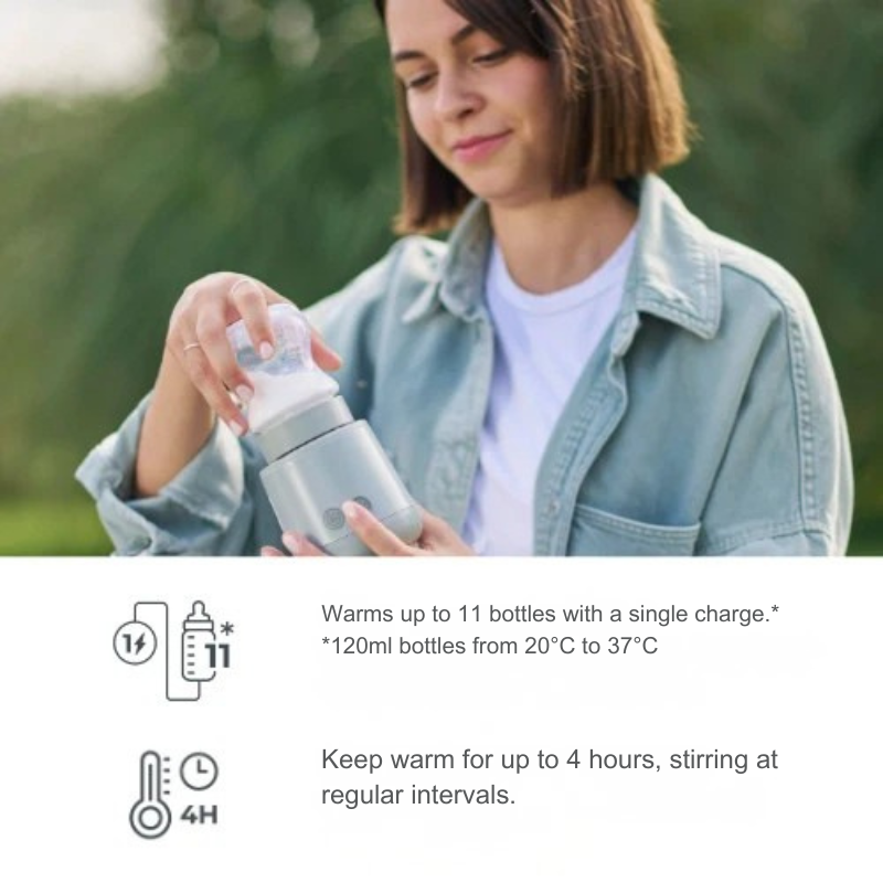 1164 Преносим Нагревател За Шише Mix70 Nuvita