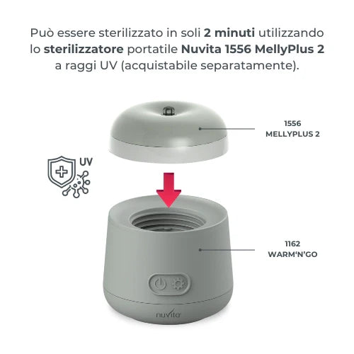 Преносим Подгревател За Шишета Warm'n'go 1162 Nuvita