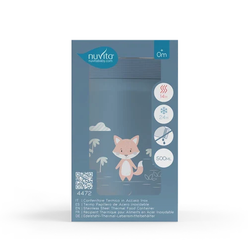 Термос 500 Мл. Powder Blue 4472 Nuvita