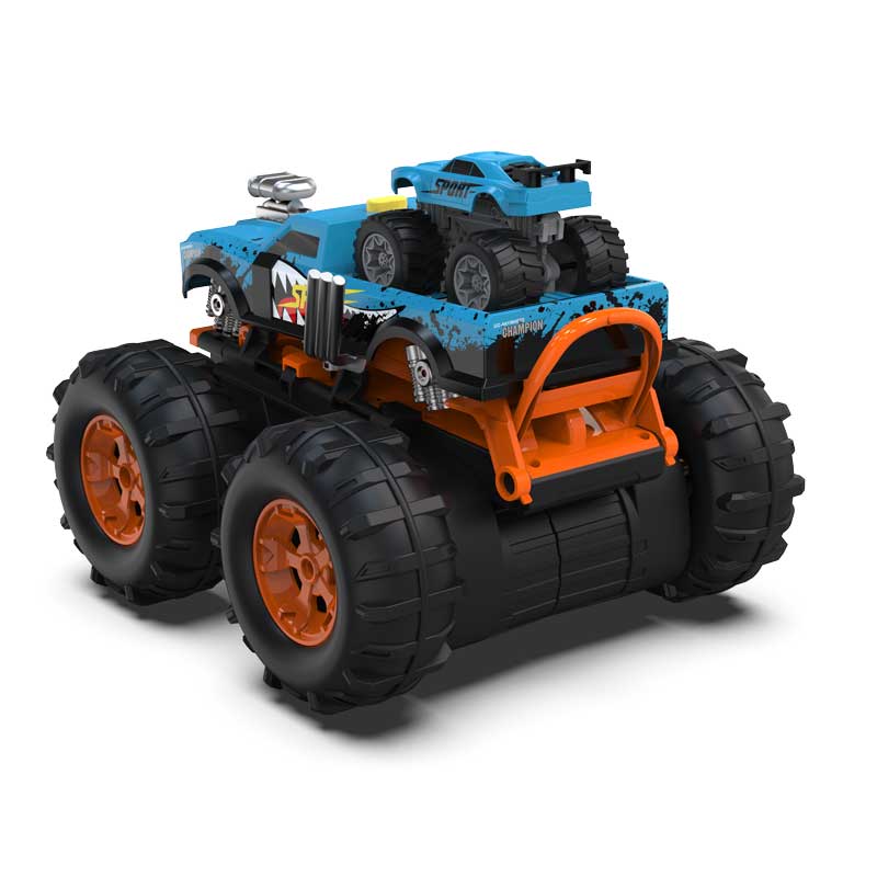 Офроуд Джип 2 В 1 С Писта За Изстрелване На Колички С Дистанционно Управление Crazon