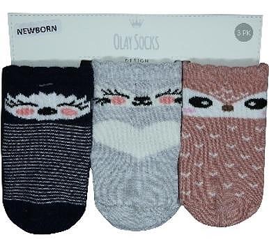 Бебешки Чорапи 3бр Животни 14010005 Olay Socks