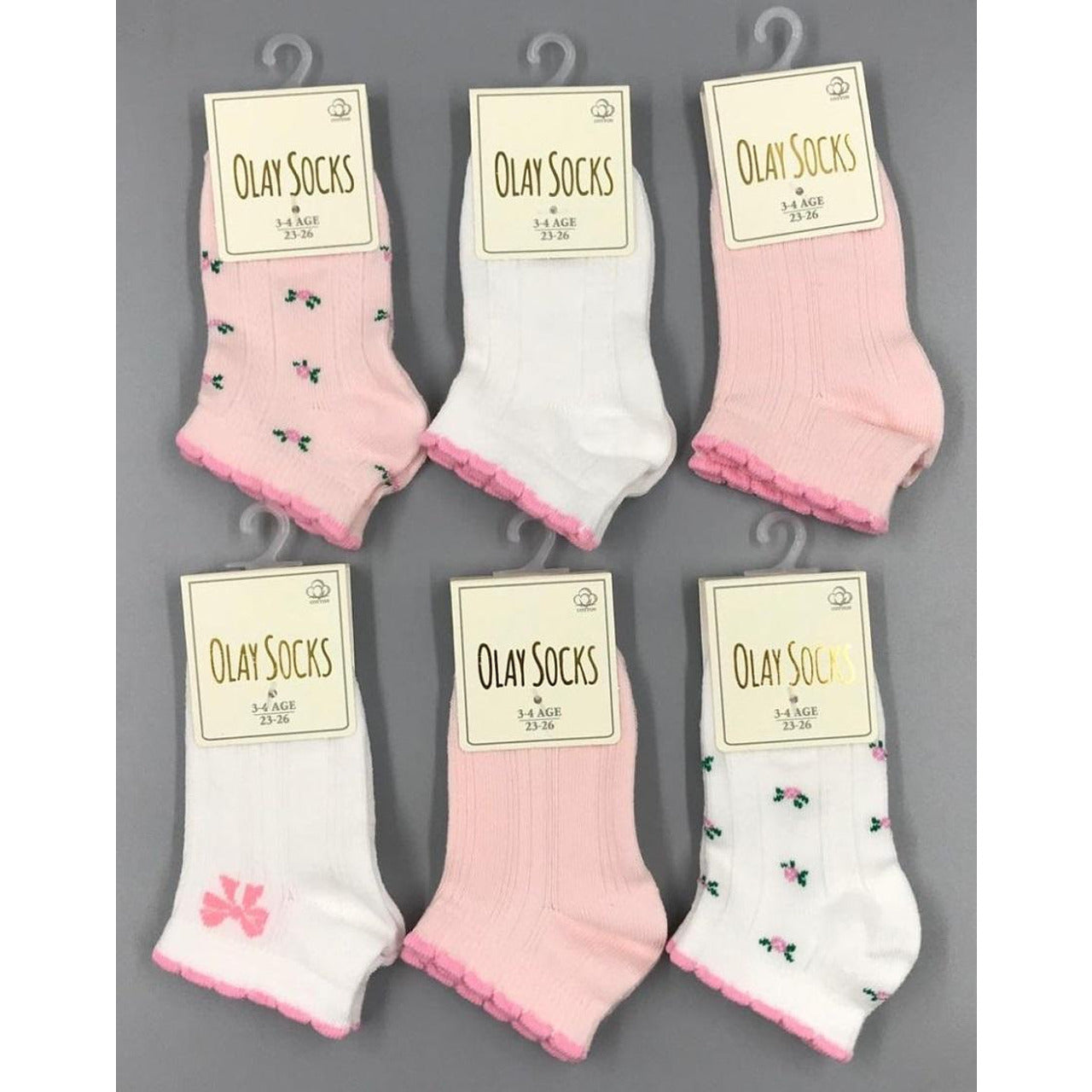 Бебешки Чорапи Цветни Панделки Момиче 4010096 Olay Socks