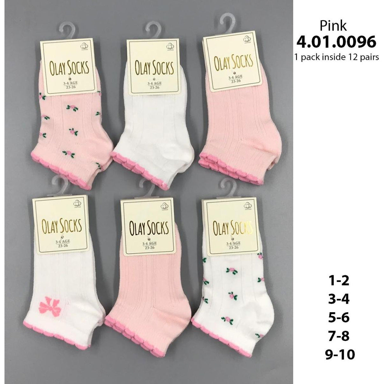 Бебешки Чорапи Цветни Панделки Момиче 4010096 Olay Socks
