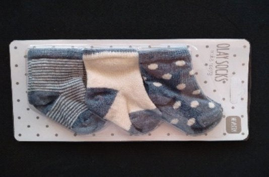 Бебешки Чорапи Момче 3 Бр Newborn 8010005 Olay Socks