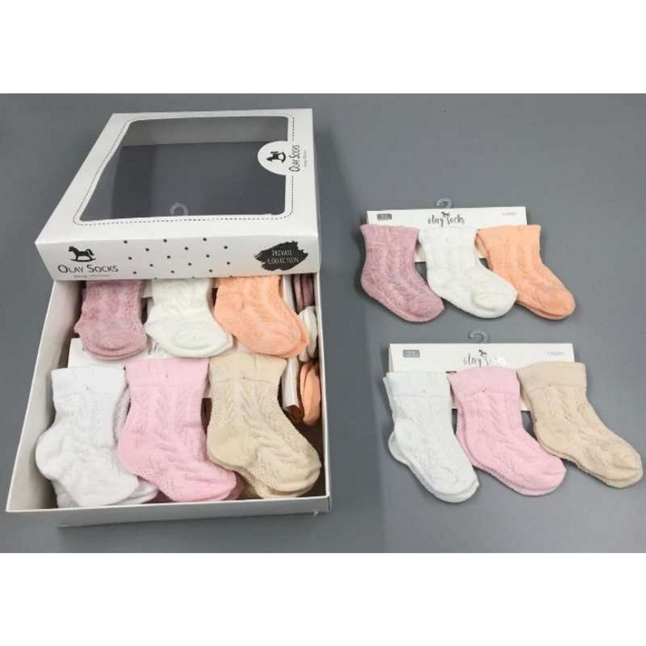 Бебешки Чорапи Newborn Момиче 3 Бр. 13010037 Olay Socks
