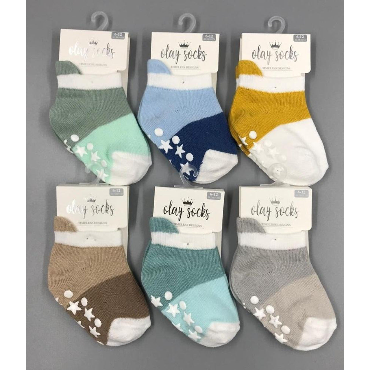 Бебешки Чорапи Терлик С Непързалящо Ходило Момче 4010103 Olay Socks
