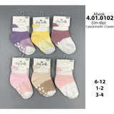 Бебешки Чорапи Терлик С Непързалящо Ходило Момиче 4010102 Olay Socks