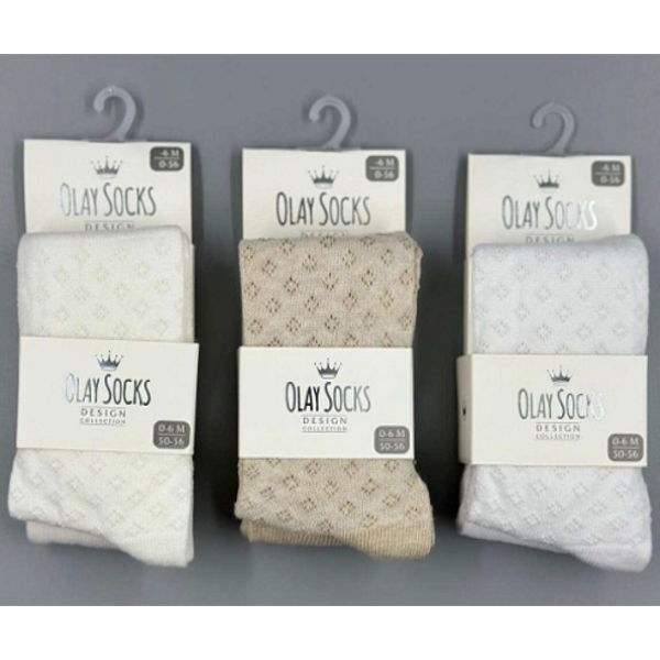 Бебешки Чорапогащник Момиче 0м 24м (асорти) 9010009 Olay Socks
