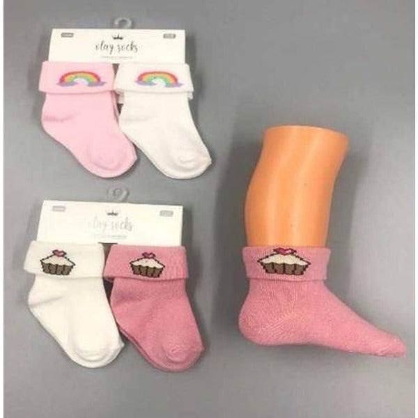 Бебешки Къси Чорапи Момиче Дъга 5010313 Olay Socks