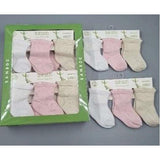 Бебешки Къси Чорапи Newborn Бамбук Момиче 3 Бр. 7010102 Olay Socks