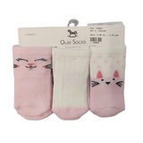 Бебешки Къси Чорапи Newborn Момиче 3 Бр. 7010105 Olay Socks
