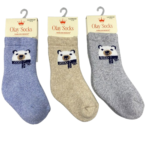 Бебешки Термо Чорапи За Момче 6м 4г (асорти) 11010053 Olay Socks