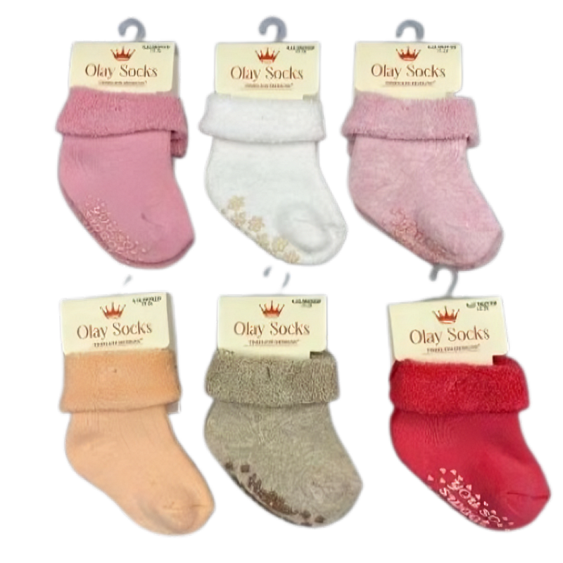 Бебешки Термо Чорапи За Момиче 6м 4г (асорти) 11010050 Olay Socks