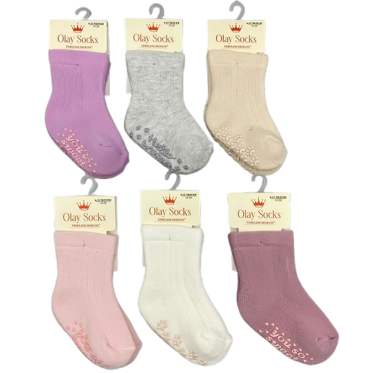 Бебешки Термо Чорапи За Момиче 6м 4г (асорти) 11010051 Olay Socks