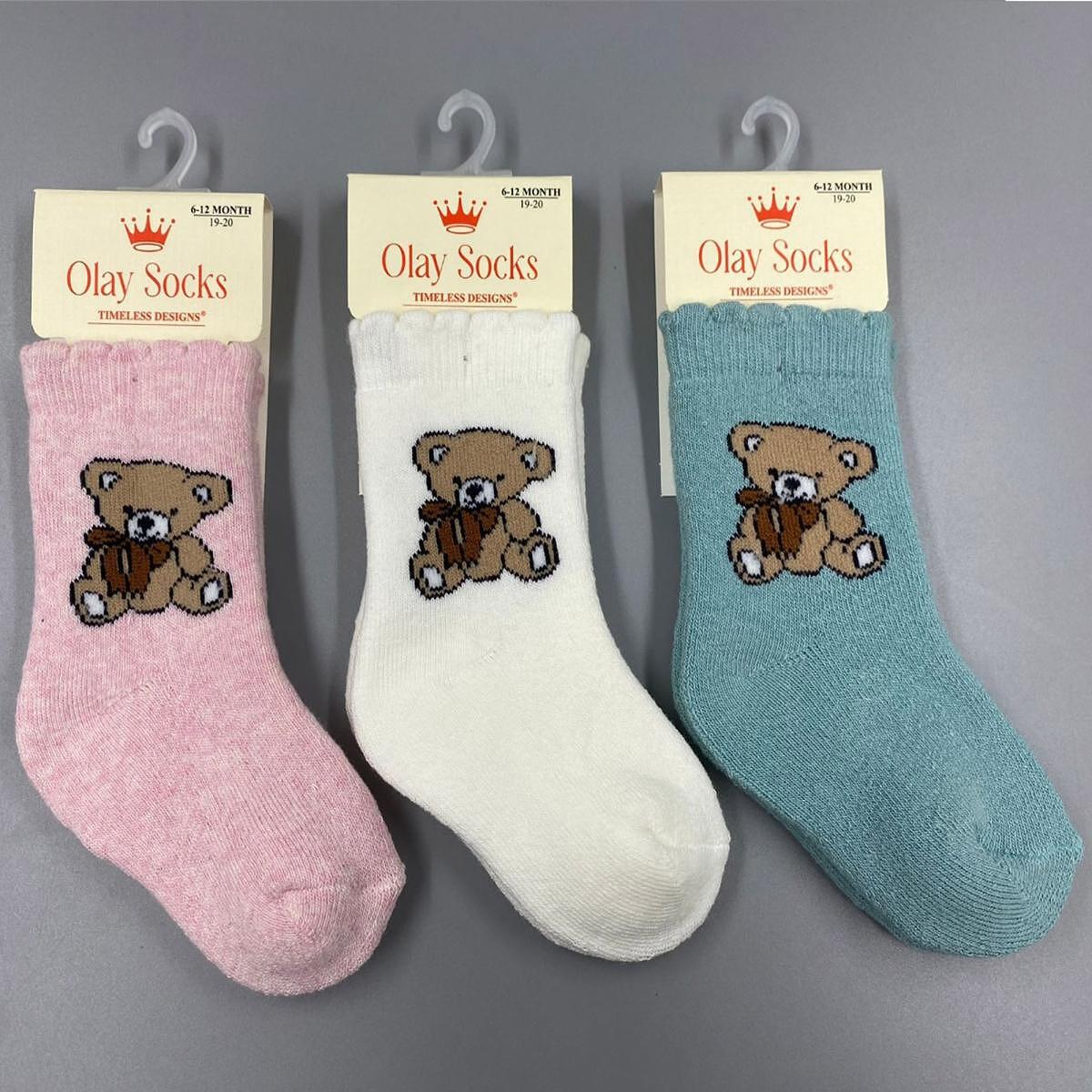 Бебешки Термо Чорапи За Момиче 6м 4г (асорти) 11010056 Olay Socks