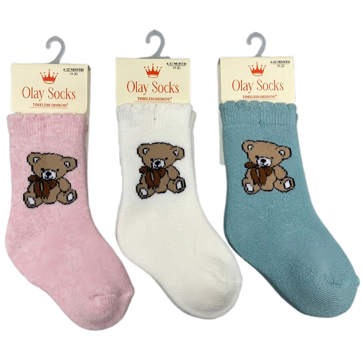 Бебешки Термо Чорапи За Момиче 6м 4г (асорти) 11010056 Olay Socks