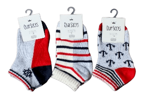 Чорапи За Маратонки За Момче (микс) 4010002 Olay Socks