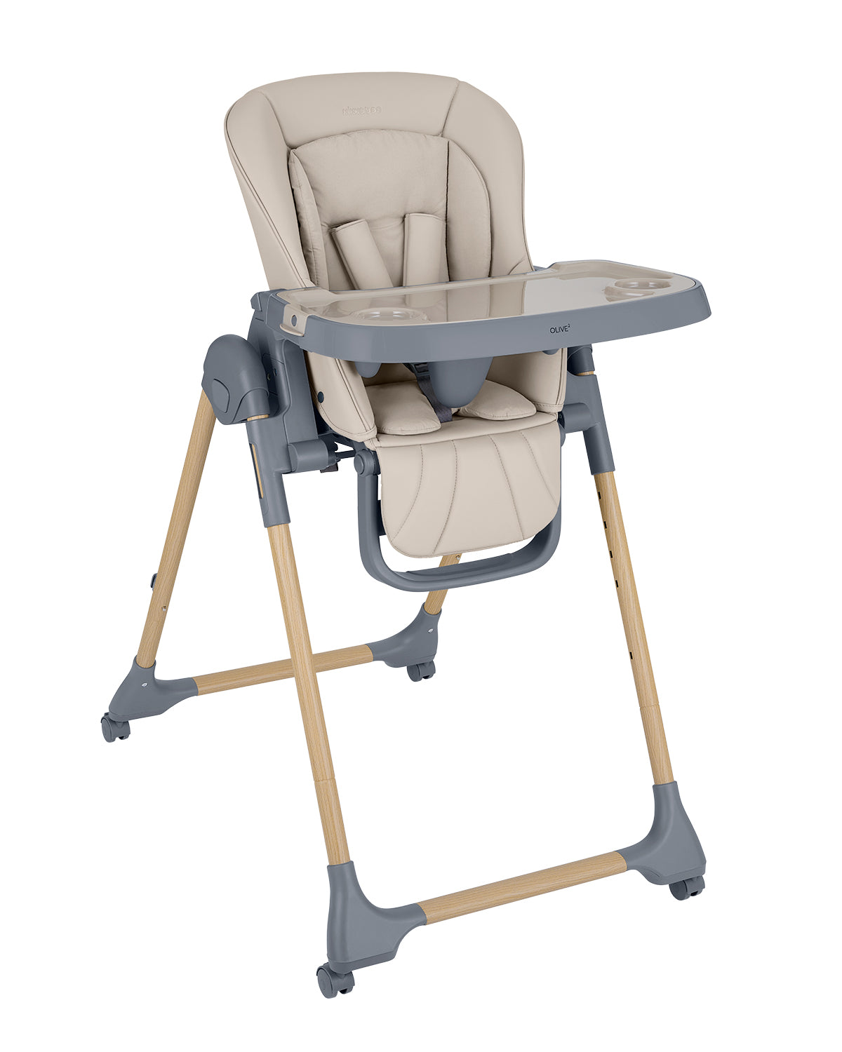 Стол За Хранене Olive 2 Beige Kikkaboo