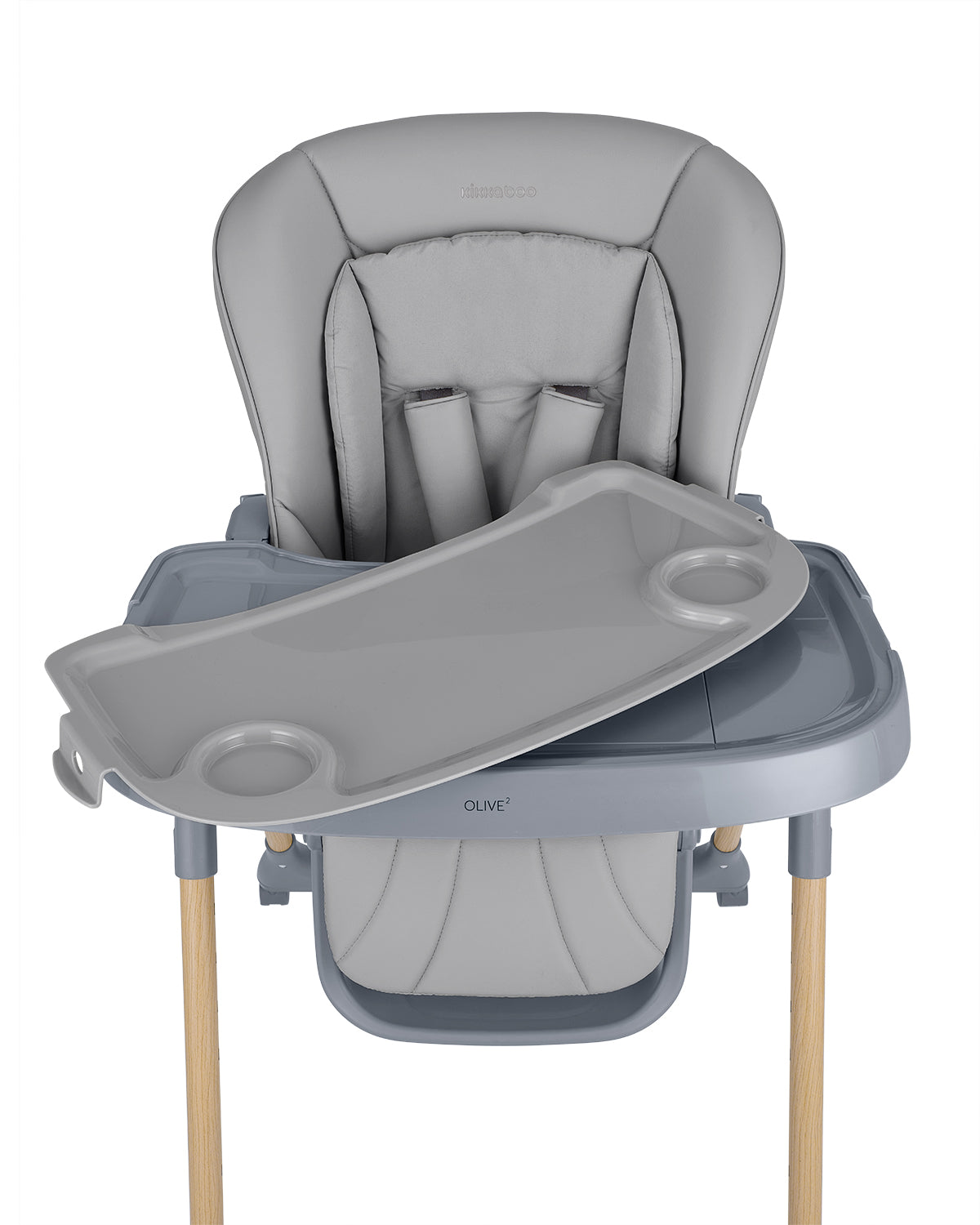 Стол За Хранене Olive 2 Grey Kikkaboo